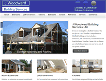 Tablet Screenshot of jwoodwardbuildingservices.co.uk